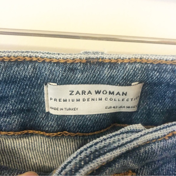 Zara Woman High Rise Jeans Size 10 - Picture 2 of 5
